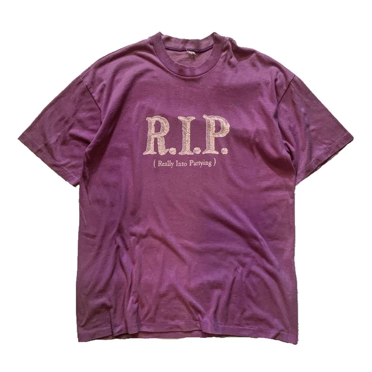 90's R.I.P (Really Into Partying) Printed Tee