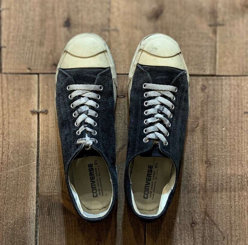 1990's CONVERSE JACK PURCELL BLACK Suede