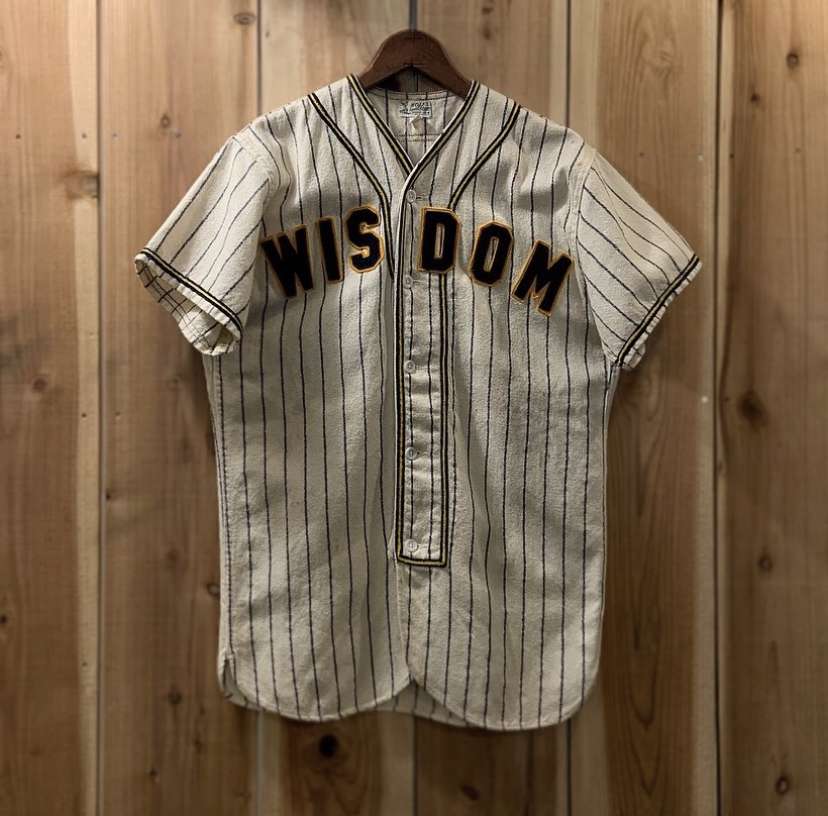 50's  WOLF'S Sport Shops Wool Baseball Shirt